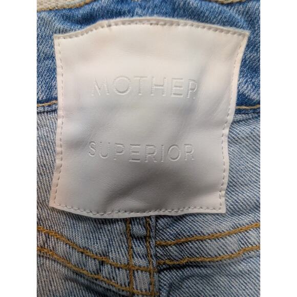 Mother Superior Jeans Womens 28 Trickster Ankle An Icy Confession Distressed - Picture 9 of 11